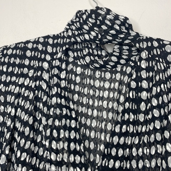 ba&sh | Sheer Mock Neck Top - Picture 7 of 10